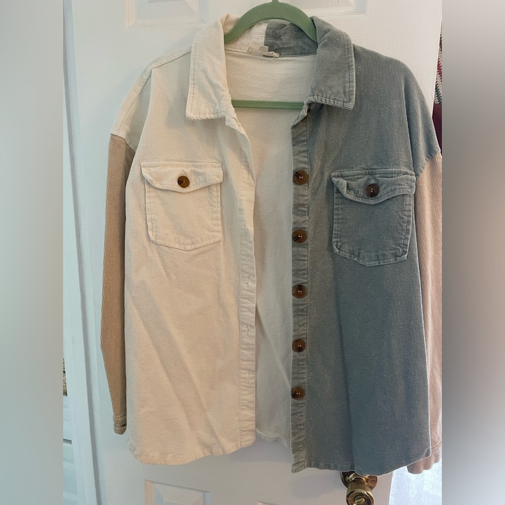 Corduroy button up